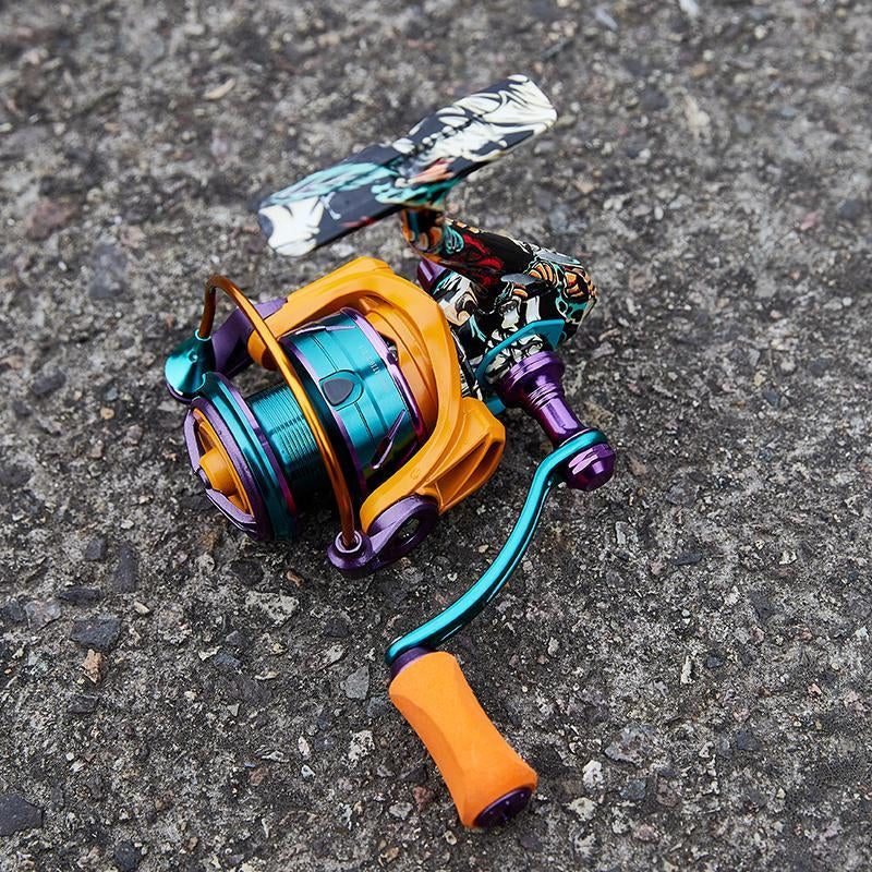 BILLINGS HA 1000-4000 Series Spinning Reel, 5.2:1 Gear Ratio, 8KG/18LB Max Drag, Durable Metal Fishing Reel for Freshwater and Saltwater Fishing Tackle, Fishing Equipment Christmas Gift Ideas, Gifts for Men, Fishing Stuff