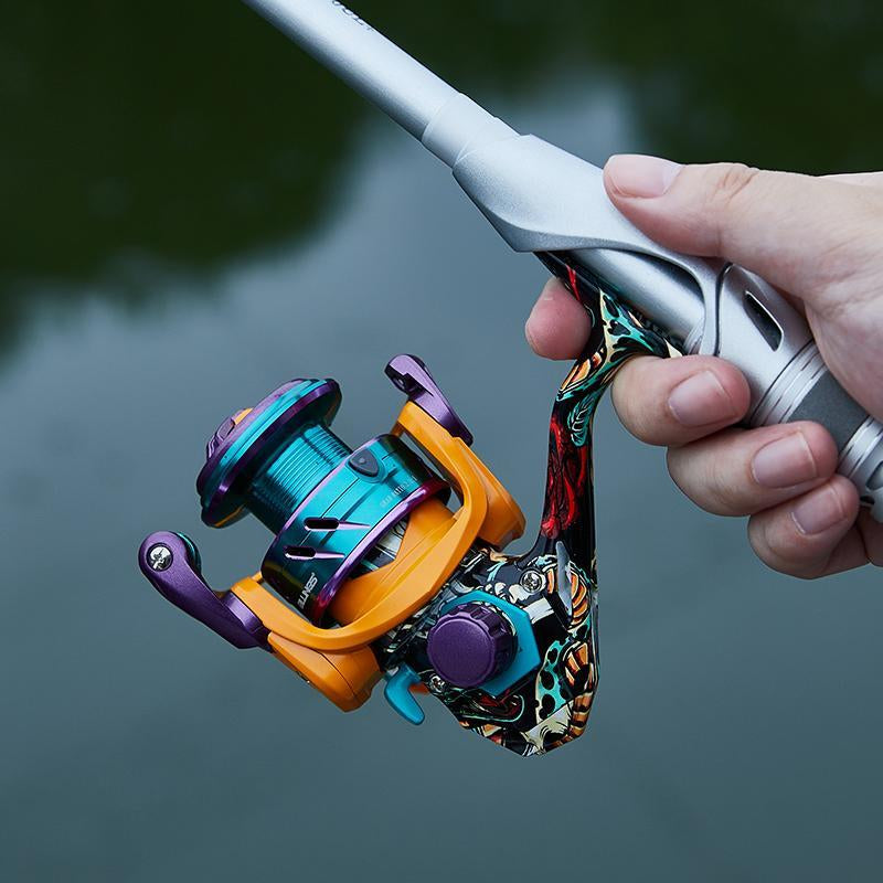 BILLINGS HA 1000-4000 Series Spinning Reel, 5.2:1 Gear Ratio, 8KG/18LB Max Drag, Durable Metal Fishing Reel for Freshwater and Saltwater Fishing Tackle, Fishing Equipment Christmas Gift Ideas, Gifts for Men, Fishing Stuff