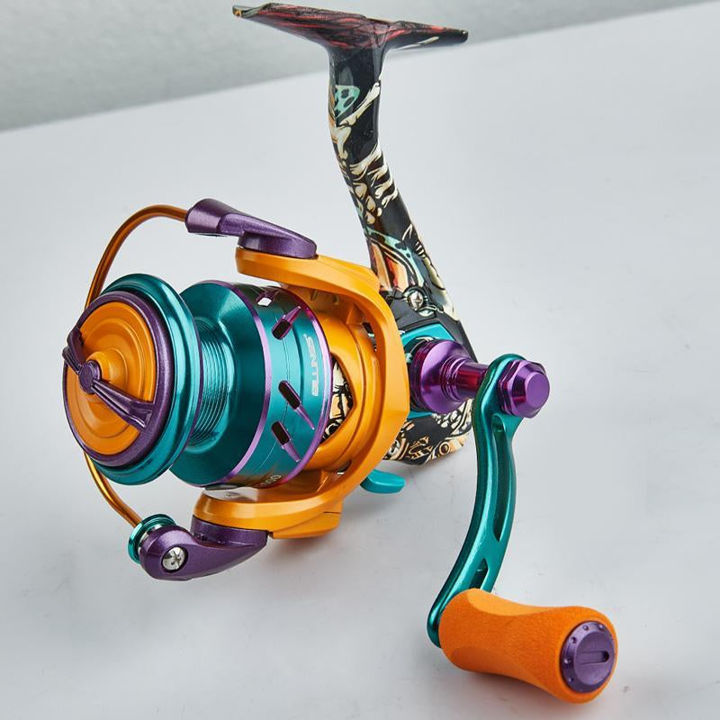 BILLINGS HA 1000-4000 Series Spinning Reel, 5.2:1 Gear Ratio, 8KG/18LB Max Drag, Durable Metal Fishing Reel for Freshwater and Saltwater Fishing Tackle, Fishing Equipment Christmas Gift Ideas, Gifts for Men, Fishing Stuff